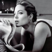 最新性感美女黑白头像图片