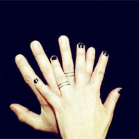 最新个性简约情侣纹身头像