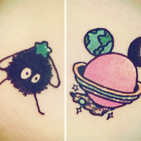 最新个性简约情侣纹身头像