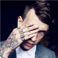 欧美霸气帅哥纹身头像图片