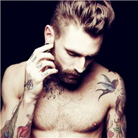 欧美霸气帅哥纹身头像图片