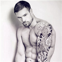 欧美霸气帅哥纹身头像图片