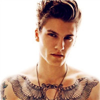 欧美霸气帅哥纹身头像图片