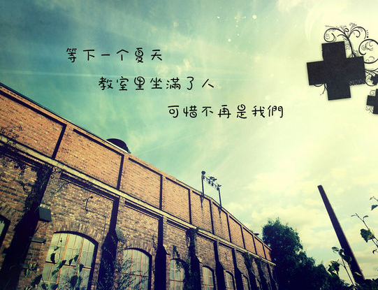 精选毕业季伤感唯美带字图片