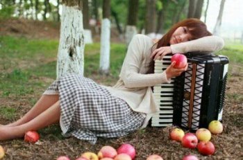 唯美女生户外小清新图片