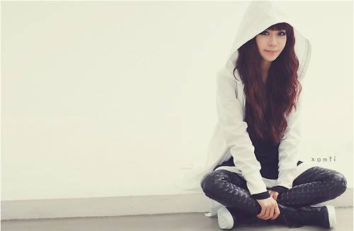 韩范唯美清纯女生意境美图