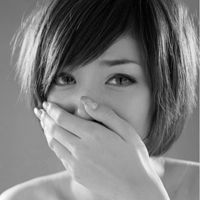 非主流女生黑白伤感带字头像