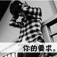 精选黑白伤感颓废男生头像