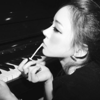 性感漂亮的美女黑白头像图片