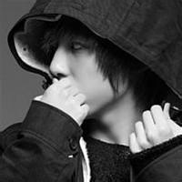 帅气十足的男生黑白qq头像