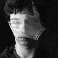 好看的超拽男生黑白微信头像