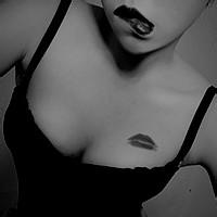 最新个性女生黑白qq头像图