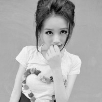 最热非主流qq女生黑白头像