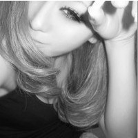 非主流90后美女黑白头像图