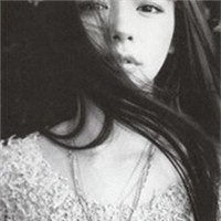 非主流90后美女黑白头像图
