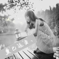 最新版女生黑白带字qq头像