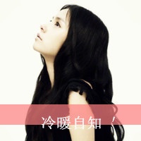 最新版女生黑白带字qq头像