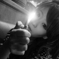 非主流唯美女生黑白头像图