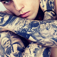 超霸气qq个性男生纹身头像