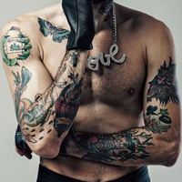 超霸气qq个性男生纹身头像