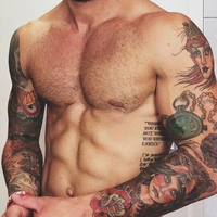 超霸气qq个性男生纹身头像