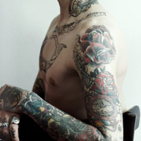 超霸气qq个性男生纹身头像