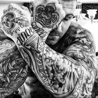 超霸气qq个性男生纹身头像