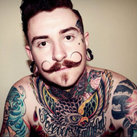 超霸气qq个性男生纹身头像