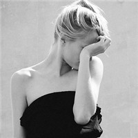 超拽个性黑白女生头像图片