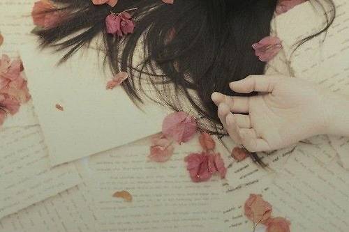 唯美小清新女生意境图片素材