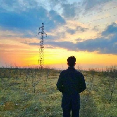 一男一女非主流情侣头像图片