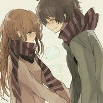 可爱动漫卡通情侣头像图片