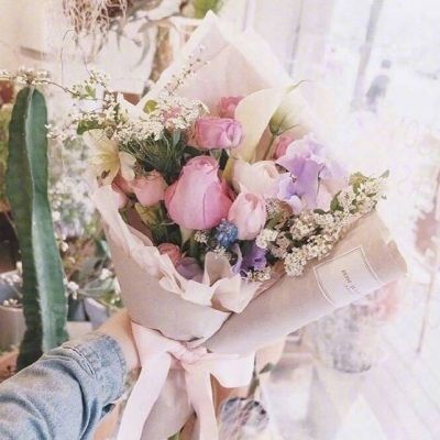 清新小花束非主流唯美头像