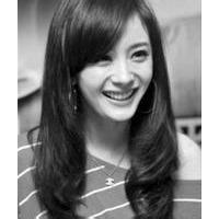 美女明星杨幂黑白头像图片