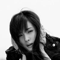 美女明星杨幂黑白头像图片