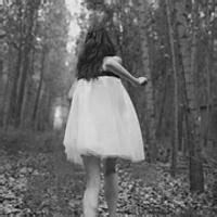 唯美伤感女生黑白qq头像图片