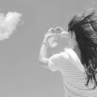 唯美伤感女生黑白qq头像图片