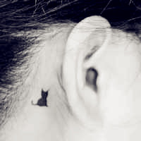 唯美小清新的女生纹身头像