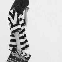 超好看的的韩范女生黑白头像