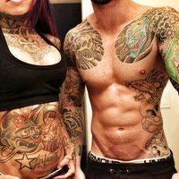 最新欧美霸气个性纹身头像