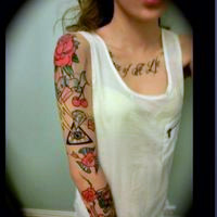 最新欧美霸气个性纹身头像