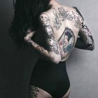 最新欧美霸气个性纹身头像