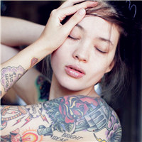 盘点欧美性感美女纹身头像合集