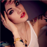 盘点欧美性感美女纹身头像合集