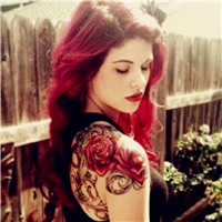 盘点欧美性感美女纹身头像合集