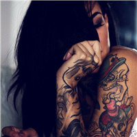 盘点欧美性感美女纹身头像合集