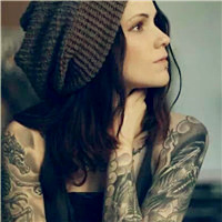 盘点欧美性感美女纹身头像合集