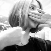 最新个性美女黑白qq头像图片