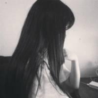 最新个性美女黑白qq头像图片