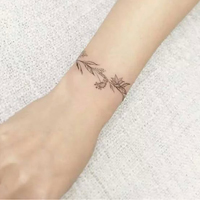 非主流女生花朵纹身图案头像